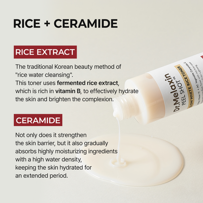 Rice Glow Toner Exfoliating Skin Brightening Treatment