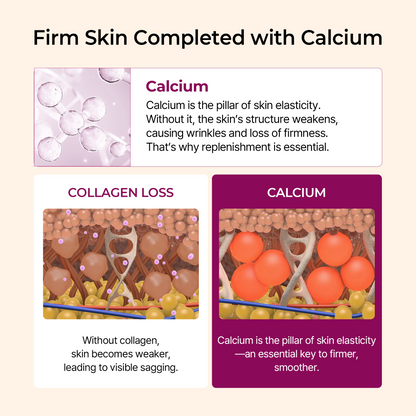 Calcium Volume Lip Balm and Eye Patches Set