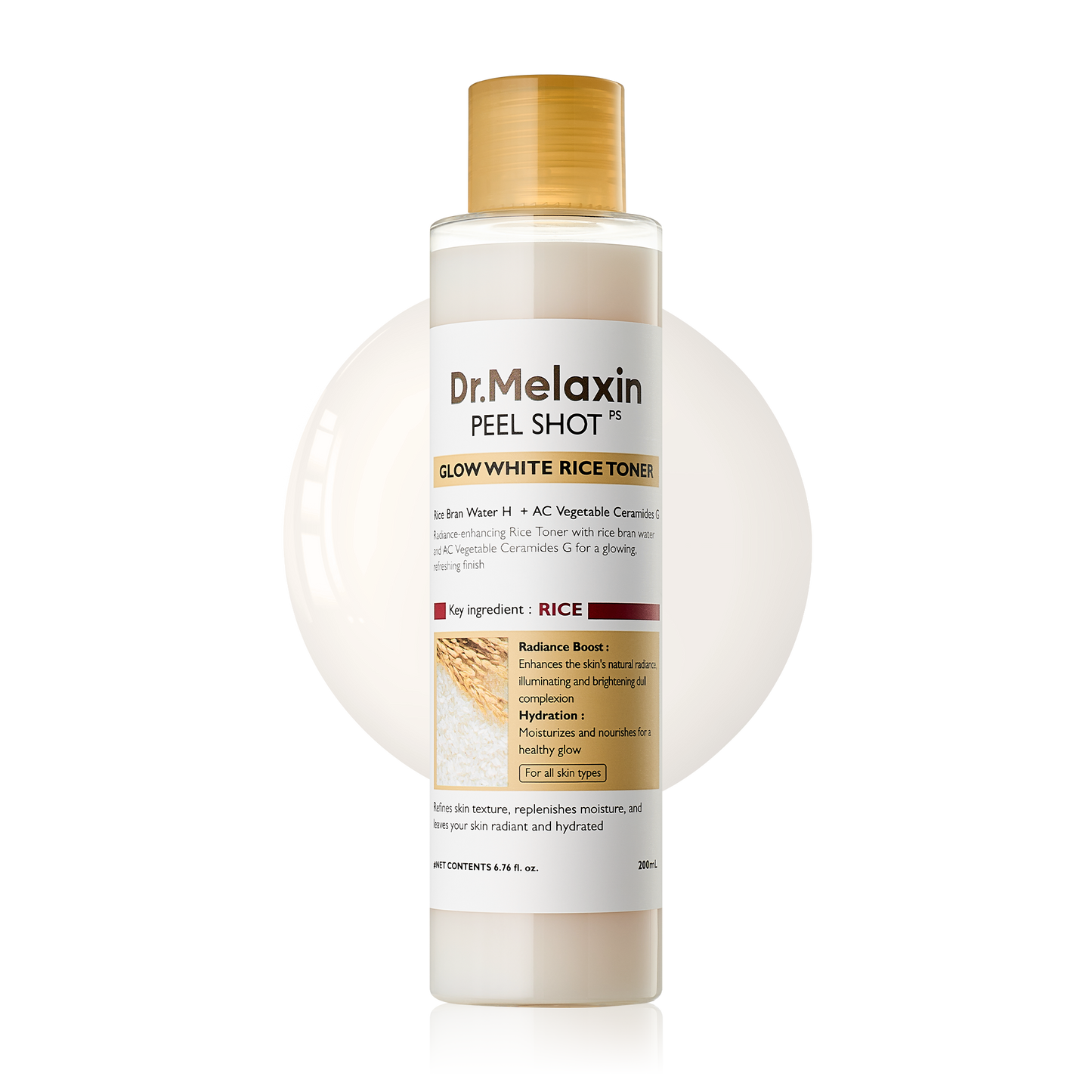 Rice Glow Toner Exfoliating Skin Brightening Treatment
