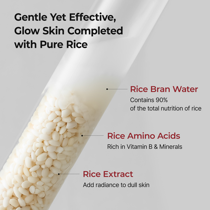 Rice Glow Toner Exfoliating Skin Brightening Treatment