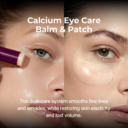 Calcium Volume Lip Balm and Eye Patches Set