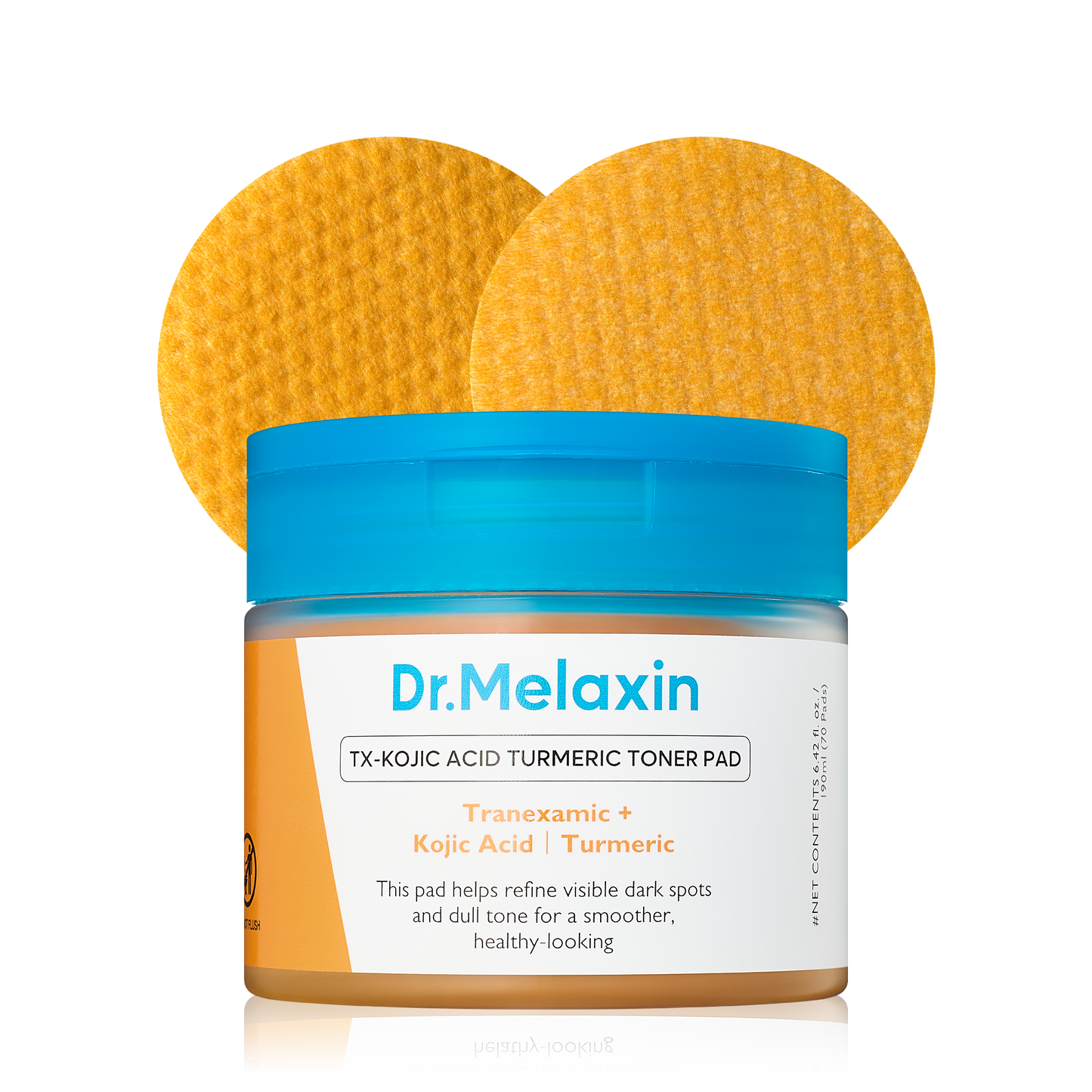 Kojic Acid Turmeric Exfoliating Toner Pads 70 Count