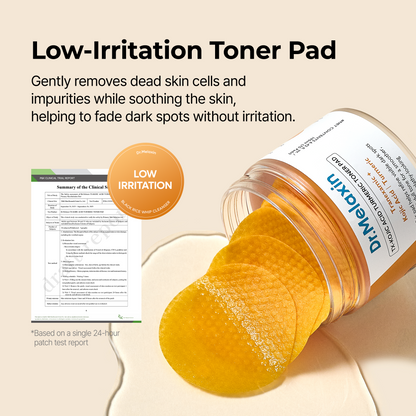 Kojic Acid Turmeric Exfoliating Toner Pads 70 Count