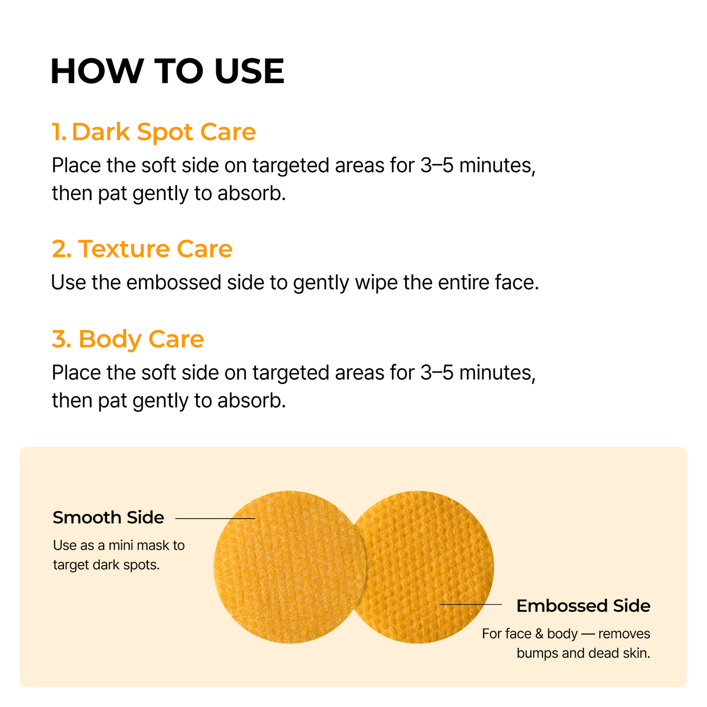 Kojic Acid Turmeric Exfoliating Toner Pads 70 Count
