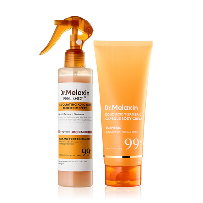 Kojic Acid 2 Step Body Brightening Glow Routine